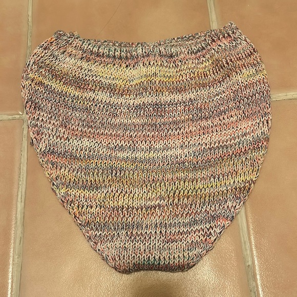 NWT Zara Intimates Crochet multicolor knit bottom - Picture 5 of 8
